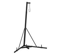 Sportnow soporte de saco de boxeo plegable de pie soporte para bolsas de boxeo con altura ajustable para bolas de velocidad entrenamiento en gimnasio hogar carga 60 kg 170x90x182-225 cm negro