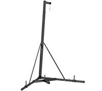 SPORTNOW Soporte de Saco de Boxeo Plegable Soporte para Bolsas de Boxeo de Pie con Altura Ajustable en 10 Niveles para Entrenamiento en Gimnasio Hogar 170x90x182-225 cm Negro