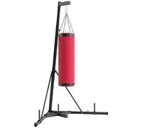 SPORTNOW Soporte para Saco de Boxeo de Pie de Acero con Altura Ajustable 175-220 cm y 185-231 cm Base Pesada y Bolsa de Arena