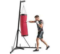 SPORTNOW Soporte para Saco de Boxeo de Pie de Acero con Altura Ajustable