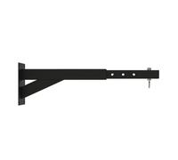 SPORTNOW Soporte Saco Boxeo de Pared Distancia Ajustable 45-65 cm Negro