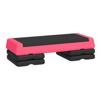 SPORTNOW Step de Aeróbic Antideslizante 250 kg 77x36x20,5 cm y Negro | Step para Fitness, Altura Regulable 3 Niveles 10,5/15,5/20,5 cm, para Ejercicio en Casa, Gimnasio
