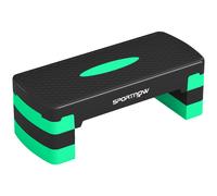 SPORTNOW Stepper Aeróbico Regulable Altura 10/15/20cm con Riser Aosom España