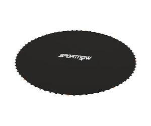 SPORTNOW Tapete de Repuesto para Trampolín Ø323 cm Colchoneta Apto para Camas Elásticas de 12 Pies con 72 Muelles de 14 cm (Muelles NO Incluido) 8 Filas de Costuras Anti-UV Carga 120 kg Negro