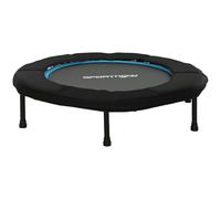 SPORTNOW Trampolín de Fitness Adultos Ø102 cm Plegable | Cama Elástica, Marco de Acero, Antideslizantes, Entrenamiento Piernas Cuerpo, Hogar Oficina Gimnasio