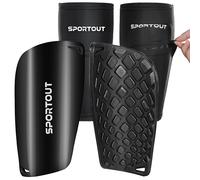 Sportout Adult Youth Kids Soccer Shin Guards Comprehensive Protection