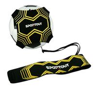 Sportout Fútbol Kick Throw Trainer, Fútbol Trainer, Solo Practice Training, Habilidades de Control de Ayuda, Cinturón de Cintura Ajustable, para Pelotas Tamaño 3 4 5, niños y Adultos