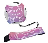 Sportout Fútbol Kick Throw Trainer, Fútbol Trainer, Solo Practice Training, Habilidades de Control de Ayuda, Cinturón de Cintura Ajustable, para Pelotas Tamaño 3 4 5, niños y Adultos