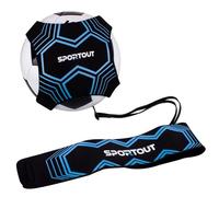 Sportout Fútbol Kick Throw Trainer, Fútbol Trainer, Solo Practice Training, Habilidades de Control de Ayuda, Cinturón de Cintura Ajustable, para Pelotas Tamaño 3 4 5, niños y Adultos