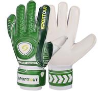 Sportout Guantes de Portero de Portero para jóvenes y Adultos, Agarre Fuerte para los más difíciles ahorros, con Espinas para Dar una protección espléndida para prevenir Lesiones