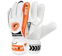 Sportout Guantes de Portero de Portero para jóvenes y Adultos, Agarre Fuerte para los más difíciles ahorros, con Espinas para Dar una protección espléndida para prevenir Lesiones (Naranja, 10)