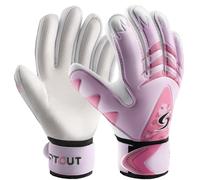 Sportout Guantes de Portero Junior, Guantes de Entrenamiento para niños y niñas, con Doble protección de muñeca y Material de látex Antideslizante Resistente al Desgaste