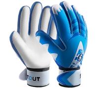 Sportout Guantes de Portero Junior, Guantes de Entrenamiento para niños y niñas, con Doble protección de muñeca y Material de látex Antideslizante Resistente al Desgaste
