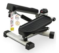 SportPlus Mini Stepper 2en1, tecnología de desplazamiento patentada, movimientos laterales y horizontales, peso max 100 kg, cilindros hidráulicos de larga duración, ordenador entrenamiento, SP-MSP-005