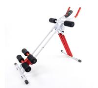 SportPlus SP-ALB-011-R AB Plank Entrenador De Abdomen Plegable Blanco Rojo