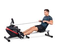 SportPlus SP-MR-008 Máquina De Remo Plegable Fitness 8 Niveles Negro
