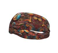 Sports a Artistic Wonder - Diademas elásticas para el sudor para hombres y mujeres, diadema elástica para gimnasio, ejercicio, correr