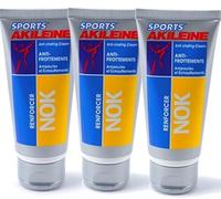 SPORTS AKILEÏNE® - NOK - Crema Anti-Fricción - Prevención de Ampollas e Irritaciones - Formato 3x75ml