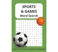 Sports and Games Word Search Puzzle Book: Fun Easy to Read Print Word Searches About Sports, Board Games, and Outdoor Activities | Perfect for Kids, Teens, Adults, and Seniors