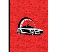 Sports Car - red notebook