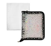 Sports Card Binder - 4 Pockets Portable Large Capacity Organizer - Football Card Binder,for Kids Travel Outdoor Baseball Football Sports Basketball Hockey Soccer Game Booster Fantasy