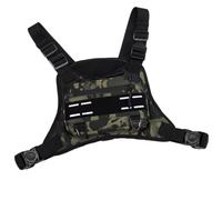 Sports Chest Bag for Men, Adjustable Front Vest Training Pack, Sturdy Multi-Functional Outdoor Gear, Lightweight Secure Fit, 1-Pack, For Running Mobile Phone Headphone Carry