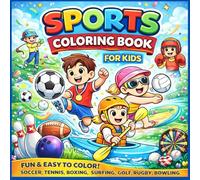Sports Coloring Book for Kids: Great for little sports fans!