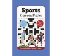 Sports Crossword Puzzles: Crossword Puzzles with Easy to Read Print about Sports, Baseball, Football, Soccer, Basketball, and more | 6x9 inches, 120 ... Gifts for Vacations, Holidays and Relaxation