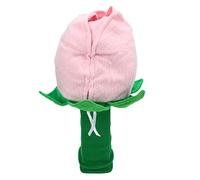 Sports Equipment Head Cover | Rose Flower Shape & Elastic Knitted Fabric | Scratch Prevention for Sports Gear/Drivers/Irons | Cute & Resilient Design