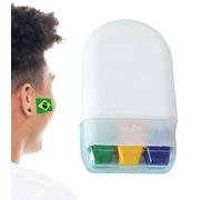 Sports Fan Face Paint Stick - Body Paint Crayon for Game Day Support | Cream Formula with Twist Up Design Smooth Application Sweat Resistant Finish, Face Paints Stick for Events Parties