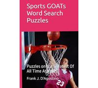 Sports GOATs Word Search Puzzles: Puzzles on the Greatest Of All Time Athletes