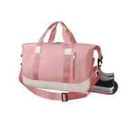 Sports Gym Bag Weekender Bag, Cute Travel Tote Bag Yoga Bag Lightweight with Shoes Compartment & Wet Pocket Shoulder Bag Weekender Bag Short-Distance