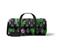 Sports Gym Duffle Bag for Yoga Dancing,Cactus Watercolor Painting, Workout Carry On Shoulder Bag for Women Men
