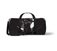 Sports Gym Duffle Bag for Yoga Dancing,Cat Wearing a Witch Hat, Workout Carry On Shoulder Bag for Women Men