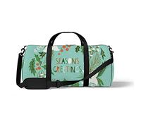Sports Gym Duffle Bag for Yoga Dancing,Christmas Wreath, Workout Carry On Shoulder Bag for Women Men