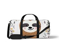 Sports Gym Duffle Bag for Yoga Dancing,Cute Little Sloth, Workout Carry On Shoulder Bag for Women Men