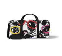 Sports Gym Duffle Bag for Yoga Dancing,Cute Panda Head, Workout Carry On Shoulder Bag for Women Men