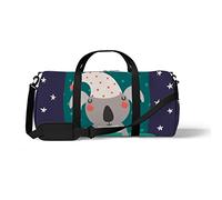Sports Gym Duffle Bag for Yoga Dancing,Cute Sleeping Koala, Workout Carry On Shoulder Bag for Women Men