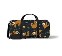 Sports Gym Duffle Bag for Yoga Dancing,Cute Sloth Animal, Workout Carry On Shoulder Bag for Women Men