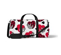 Sports Gym Duffle Bag for Yoga Dancing,Cute Sloth Love, Workout Carry On Shoulder Bag for Women Men