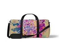 Sports Gym Duffle Bag for Yoga Dancing,Elephant's Hand Drawing, Workout Carry On Shoulder Bag for Women Men