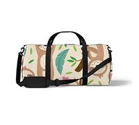 Sports Gym Duffle Bag for Yoga Dancing,Funny Sloth, Workout Carry On Shoulder Bag for Women Men