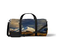 Sports Gym Duffle Bag for Yoga Dancing,Grazing Horses at Sunset, Workout Carry On Shoulder Bag for Women Men