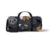 Sports Gym Duffle Bag for Yoga Dancing,Hand Painted Dog Face, Workout Carry On Shoulder Bag for Women Men