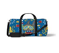 Sports Gym Duffle Bag for Yoga Dancing,Marine Animal Pattern, Workout Carry On Shoulder Bag for Women Men