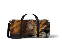 Sports Gym Duffle Bag for Yoga Dancing,Nature Lion, Workout Carry On Shoulder Bag for Women Men