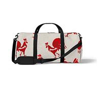 Sports Gym Duffle Bag for Yoga Dancing,Red Rooster, Workout Carry On Shoulder Bag for Women Men