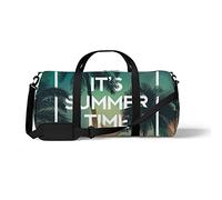 Sports Gym Duffle Bag for Yoga Dancing,Summer Time Wallpaper, Workout Carry On Shoulder Bag for Women Men