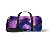 Sports Gym Duffle Bag for Yoga Dancing,Unicorn in The Milky Way, Workout Carry On Shoulder Bag for Women Men