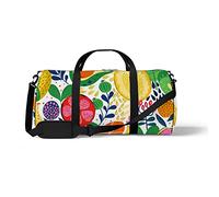 Sports Gym Duffle Bag for Yoga Dancing,Various Tropical Fruits, Workout Carry On Shoulder Bag for Women Men
